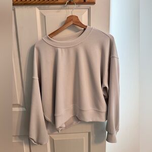 Lululemon Perfectly Oversized Cropped Crew *Softstreme